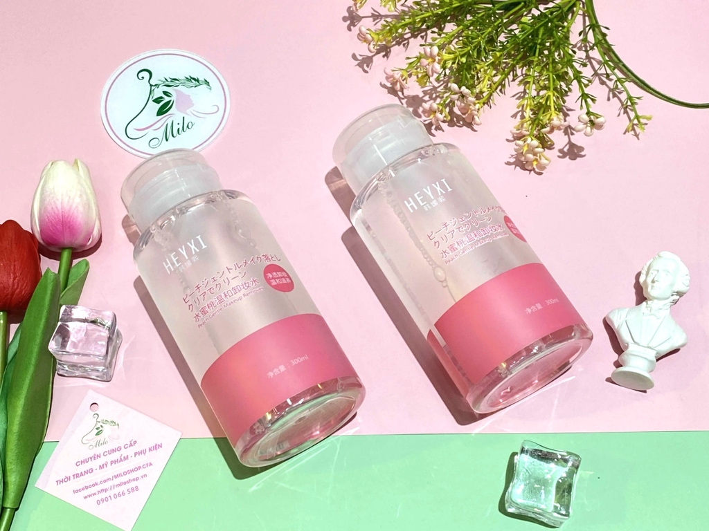 Nước tẩy trang Đào Heyxi Peach Gentle Makeup Remover - 300ml
