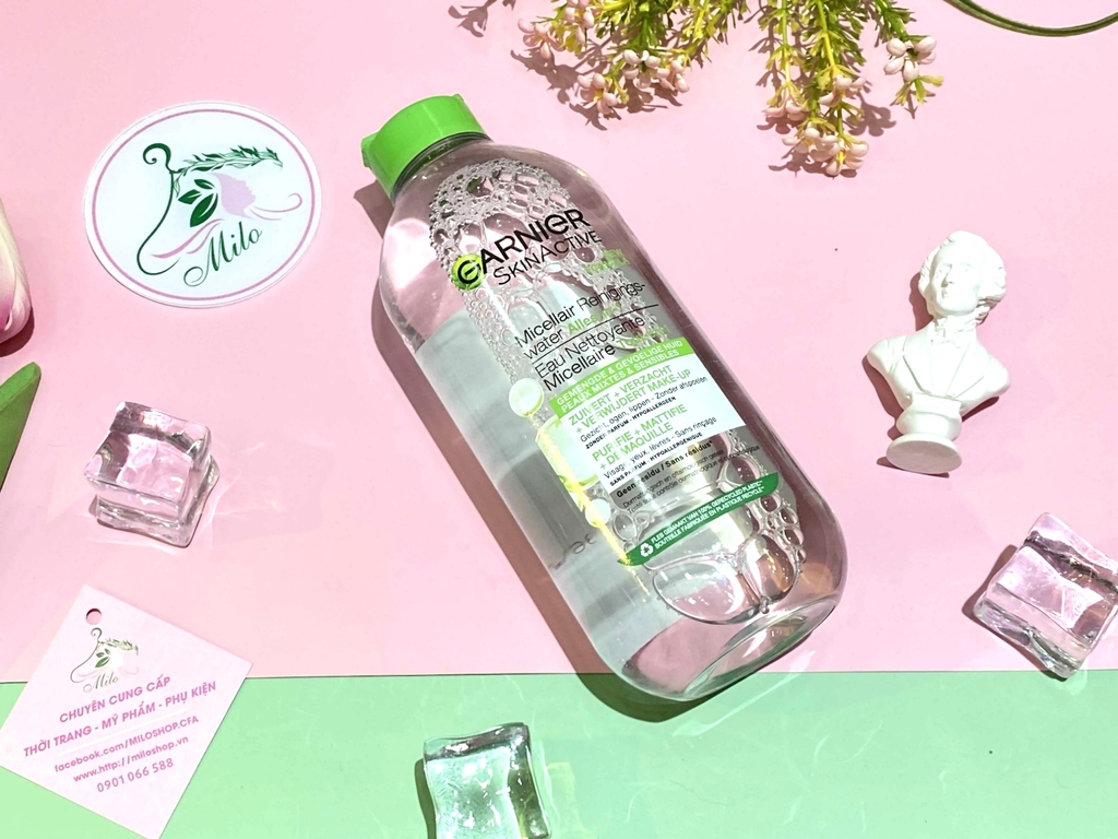 Nước tẩy trang Garnier - 400ml (màu xanh lá)