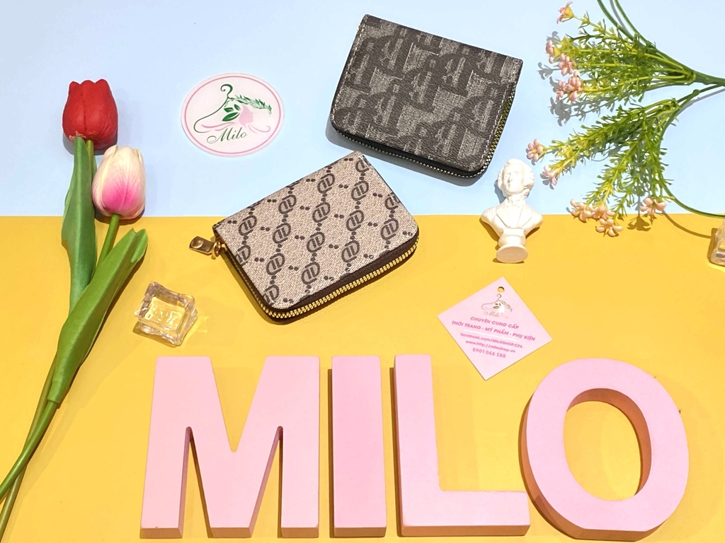 Ví ngắn cầm tay thương hiệu mix mẫu
