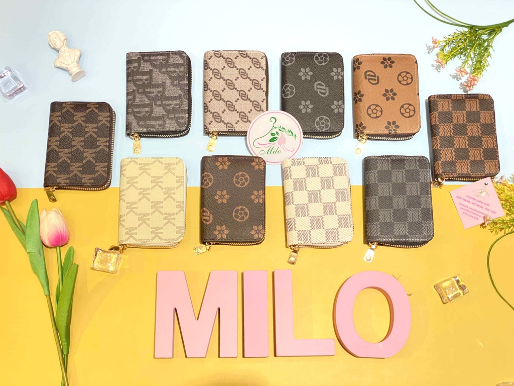 Ví ngắn cầm tay thương hiệu mix mẫu