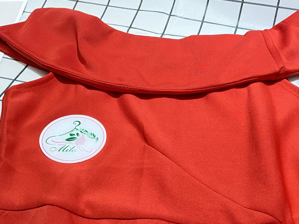Đầm trễ vai đính cườm