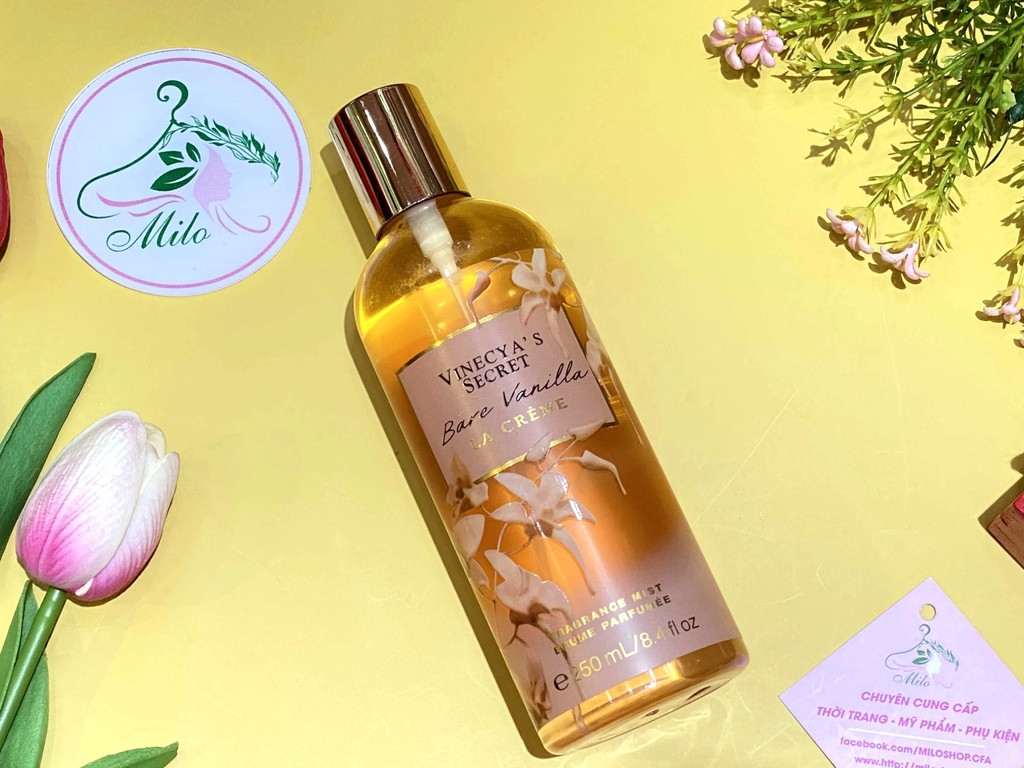Nước hoa xịt thơm Body Mist  Victoria's Secret 250ml (mẫu mới) - Bản Trung
