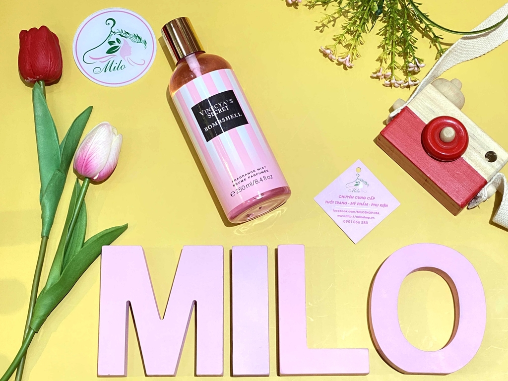 Nước hoa xịt thơm Body Mist  Victoria's Secret 250ml (mẫu mới) - Bản Trung