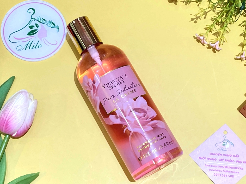 Nước hoa xịt thơm Body Mist  Victoria's Secret 250ml (mẫu mới) - Bản Trung