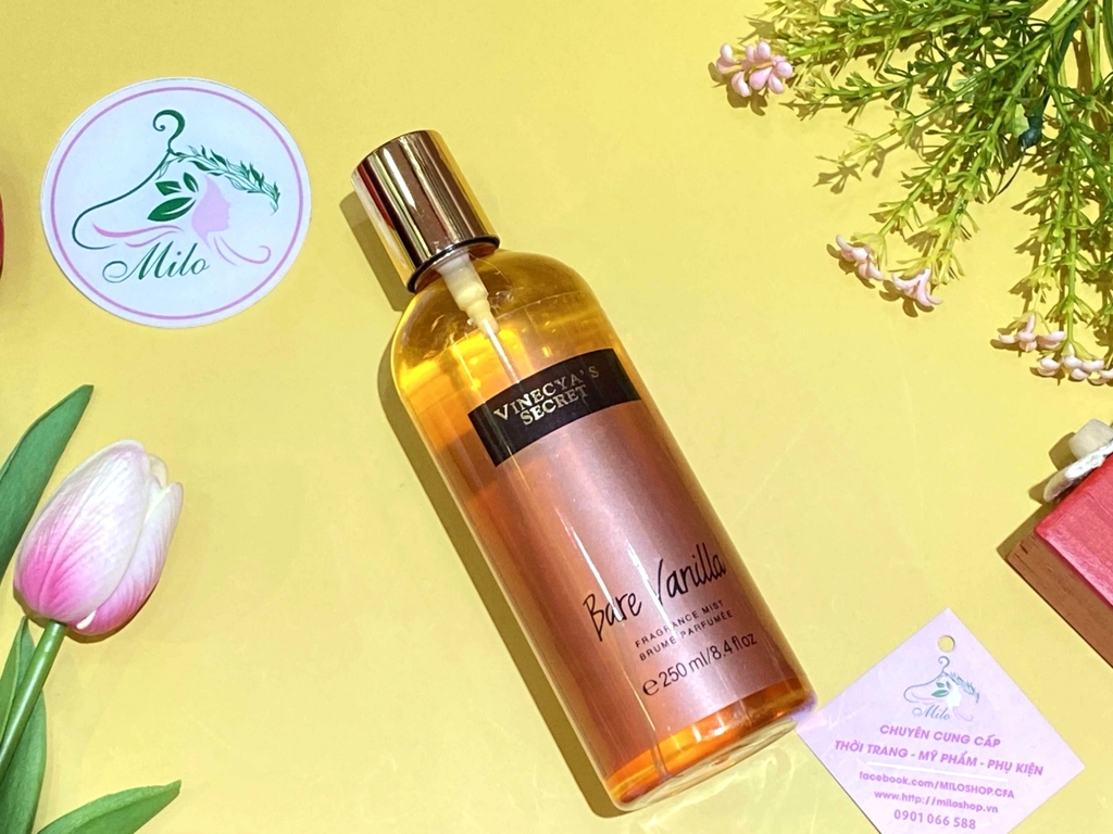 Nước hoa xịt thơm Body Mist  Victoria's Secret 250ml (mẫu mới) - Bản Trung