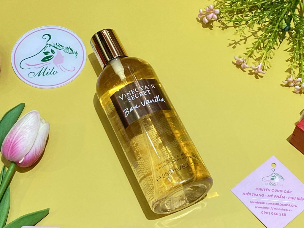 Nước hoa xịt thơm Body Mist  Victoria's Secret 250ml (mẫu mới) - Bản Trung