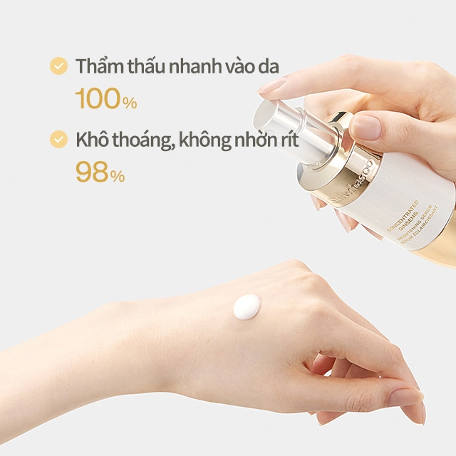 Tinh chất dưỡng da Sulwhasoo Concentrated Ginseng Brightening Serum cao cấp - 8ml