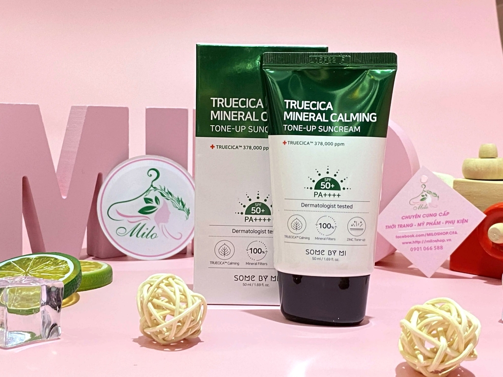 Kem Chống Nắng Some By Mi Truecica Mineral 100 Calming Suncream SPF50+/PA+++ (50ml)