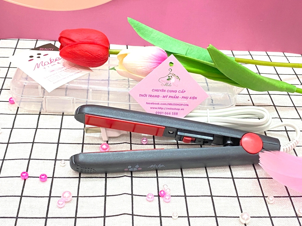 Máy kẹp duỗi tóc mini Make Time (hộp)