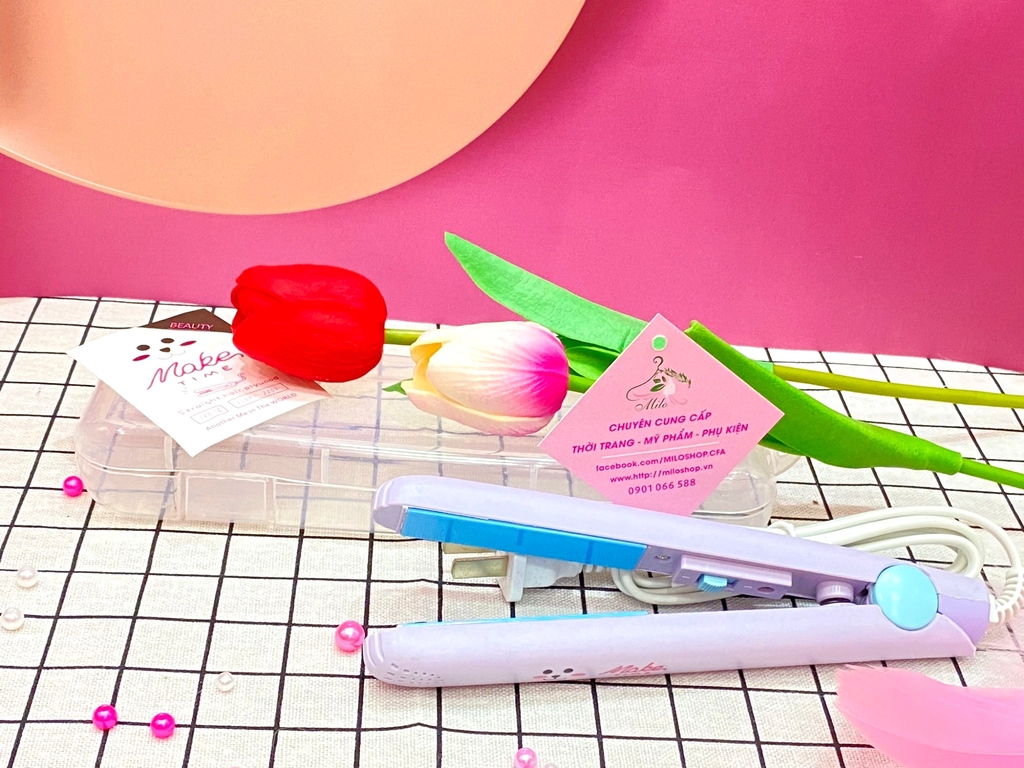 Máy kẹp duỗi tóc mini Make Time (hộp)