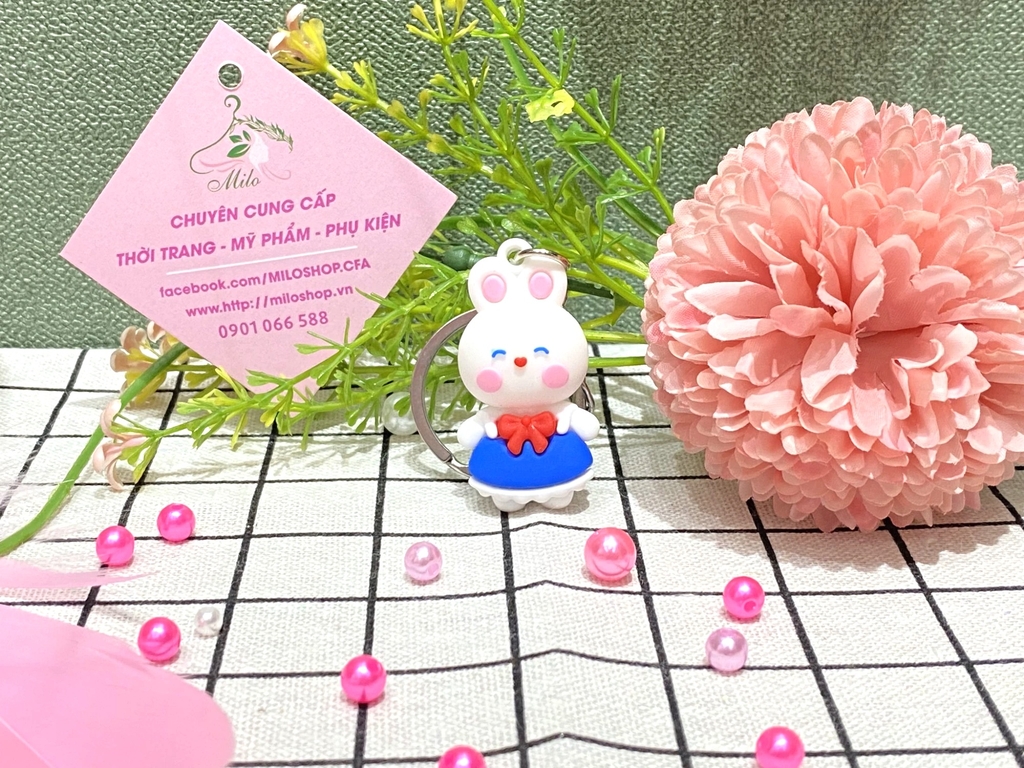 Móc khóa hoạt hình mix mẫu cute