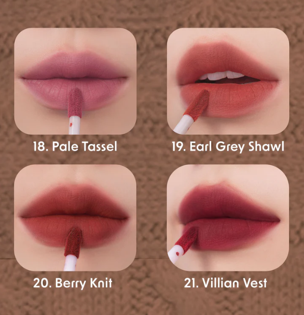 Son kem lì Romand Zero Velvet Tint - Earl Grey Shawl 19