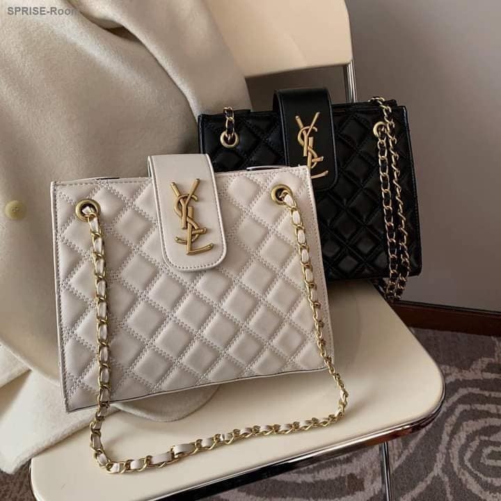 Túi xách thời trang GC, YSL size lớn (đen+ trắng)