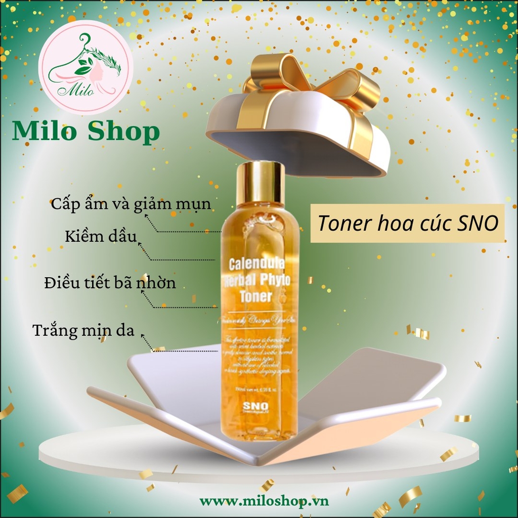 Toner hoa cúc SNO Calendula Herbal Phyto - 200ml