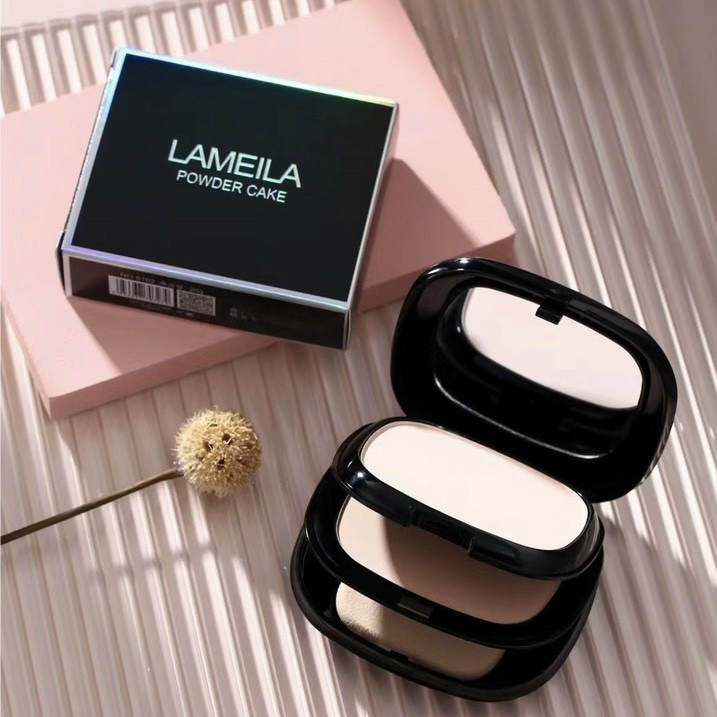Phấn nền 2 tầng kiềm dầu Lameila Powder Cake (hộp đen) - 20g