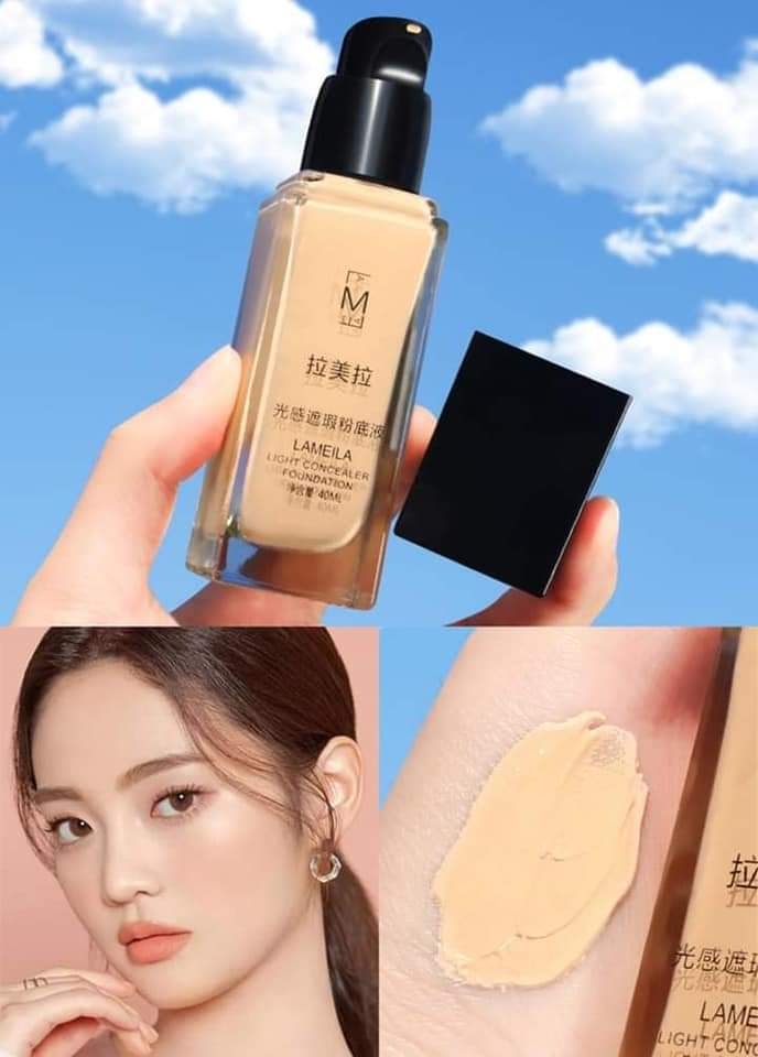 Kem nền Lameila M Light Concealer Foundation- 40g (hộp đen)