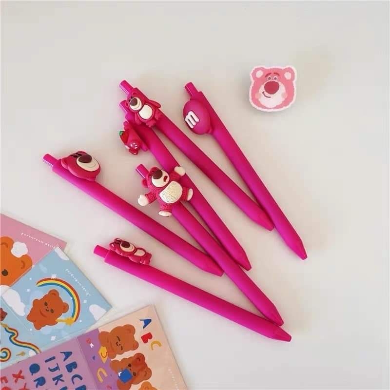 Bút bi gấu dâu Lotso