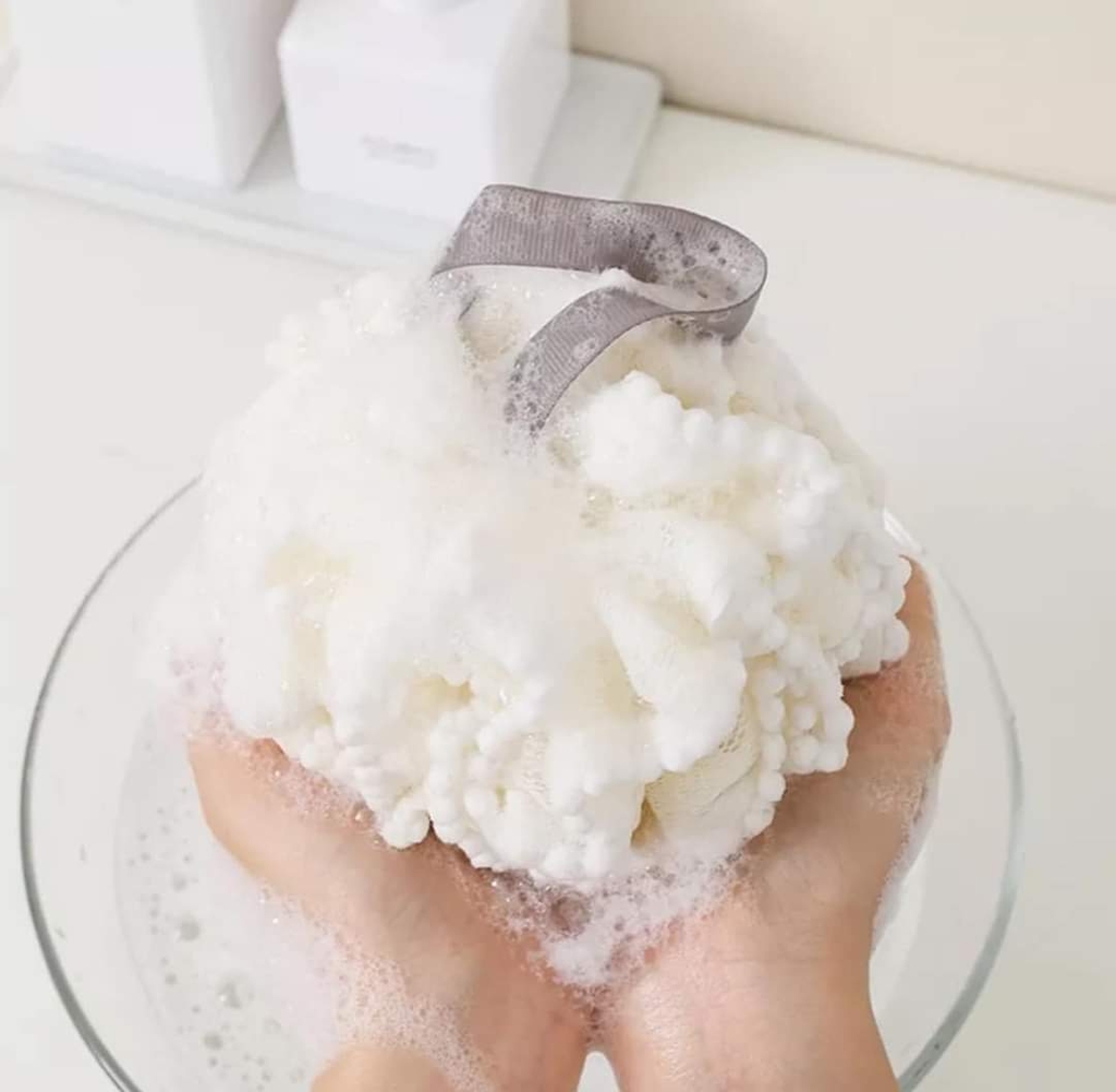 Bông tắm cao cấp tạo bọt Lameila (mẫu mới)