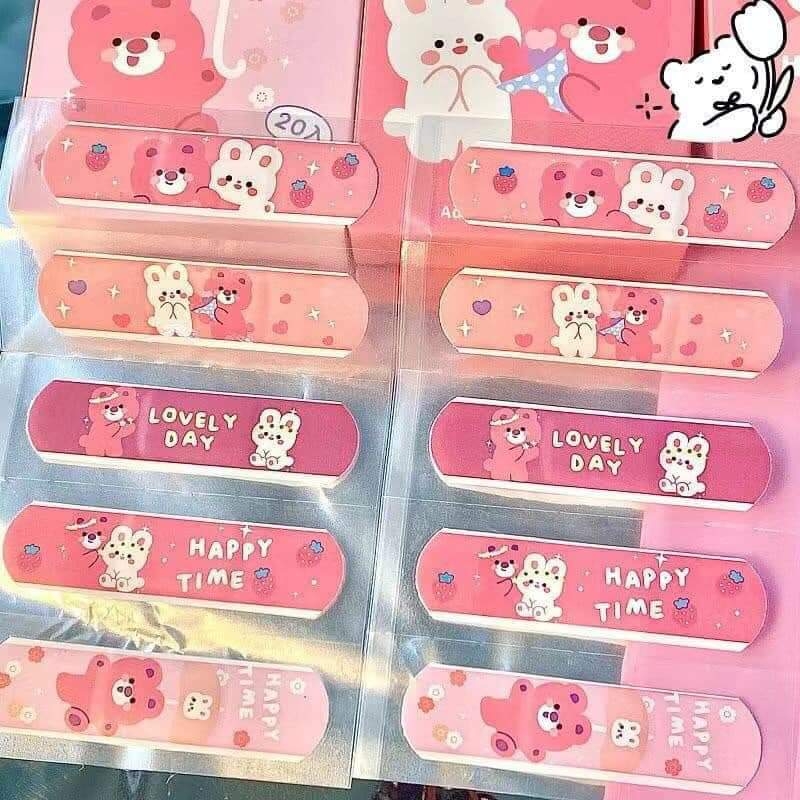 Băng cá nhân gấu gấu Lotso (hộp 20 miếng)