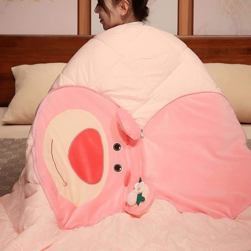 Gối mền 2 in 1 gấu dâu Lotso