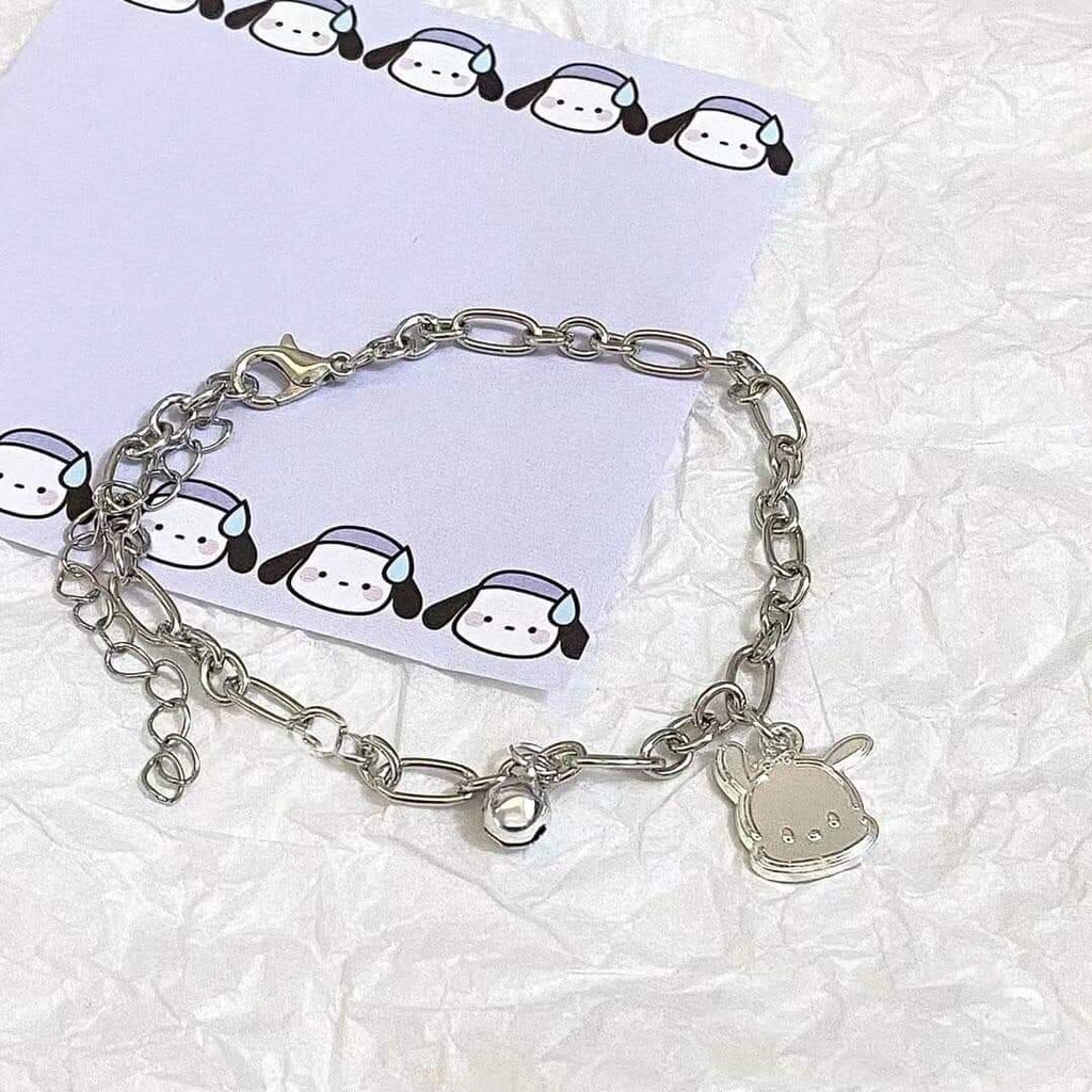 Lắc tay phối charm hình cún cute