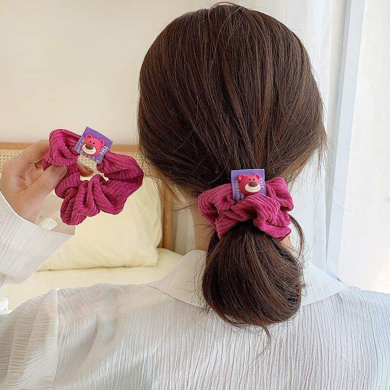 Cột tóc gấu dâu Lotso (màu tím)