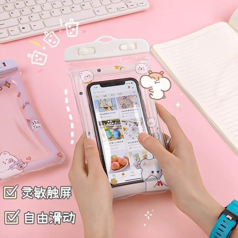 Túi phao đựng điện thoại chống nước mẫu hoạt hình