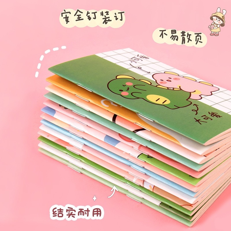 Sổ note mini size A7 (hoạt hình + sổ lò xo)