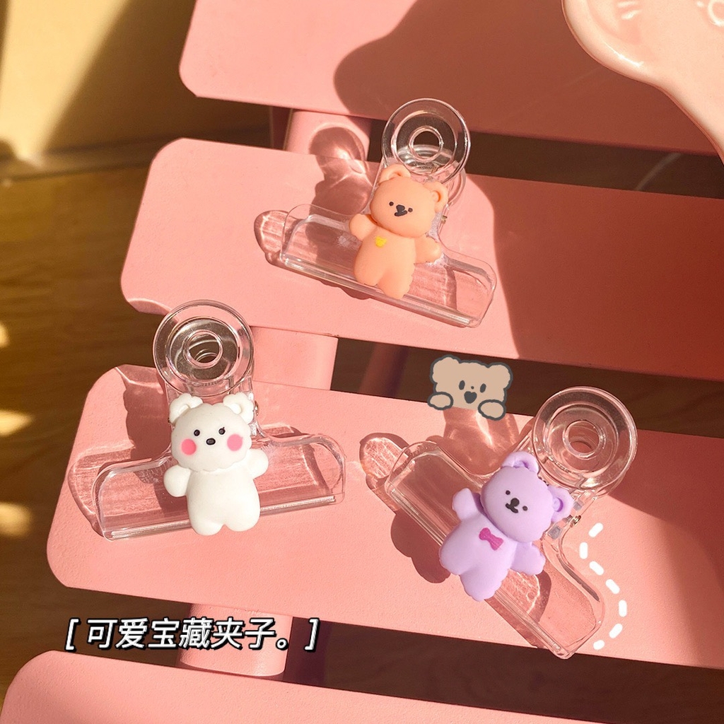 Kẹp giấy đính charm 3D cute