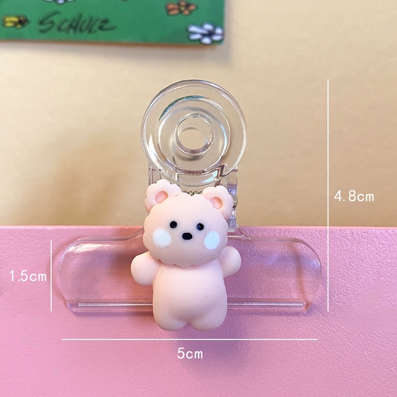 Kẹp giấy đính charm 3D cute