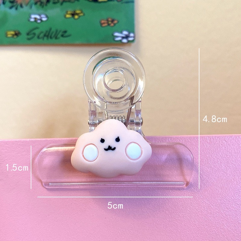 Kẹp giấy đính charm 3D cute