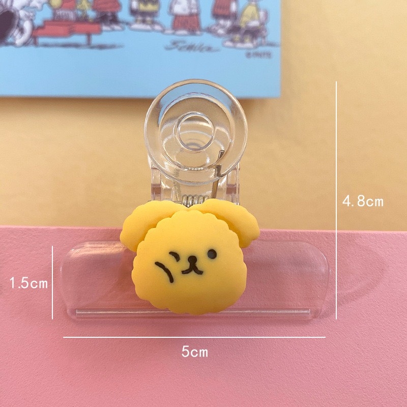 Kẹp giấy đính charm 3D cute