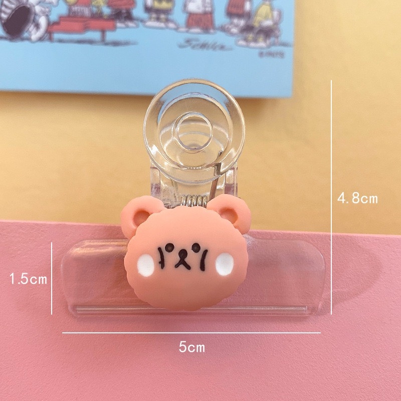 Kẹp giấy đính charm 3D cute