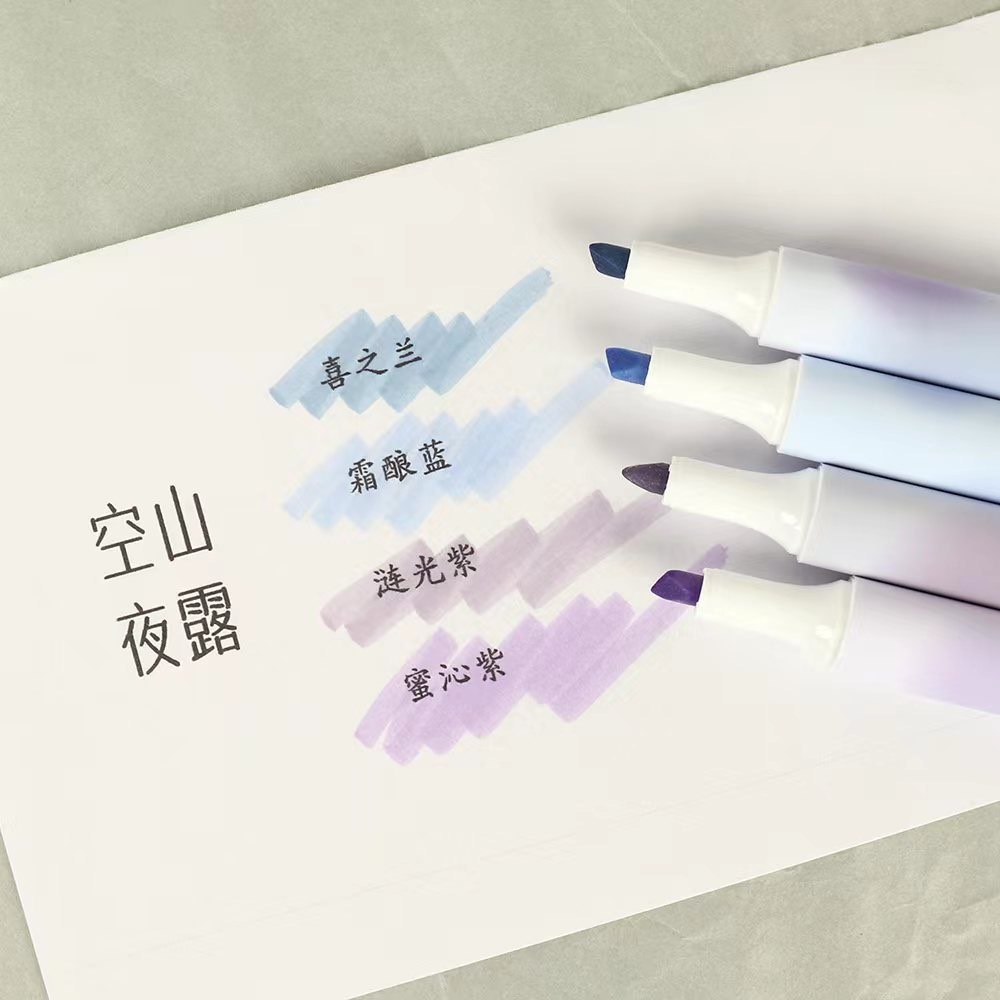 Hộp bút dạ quang Neon Vision 4 màu