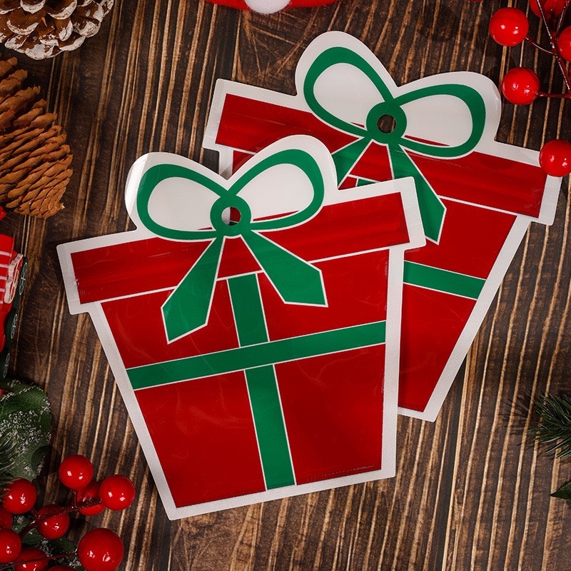 Túi zip Noel 2 mặt nhiều mẫu