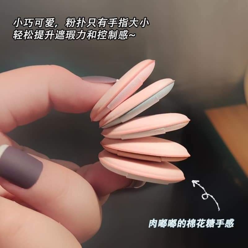 Hộp 7 miếng mút mini xỏ ngón tay (tán kem nền, che khuyết điểm)