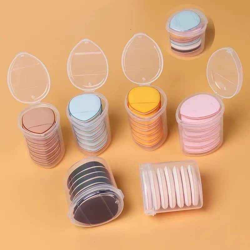 Hộp 7 miếng mút mini xỏ ngón tay (tán kem nền, che khuyết điểm)
