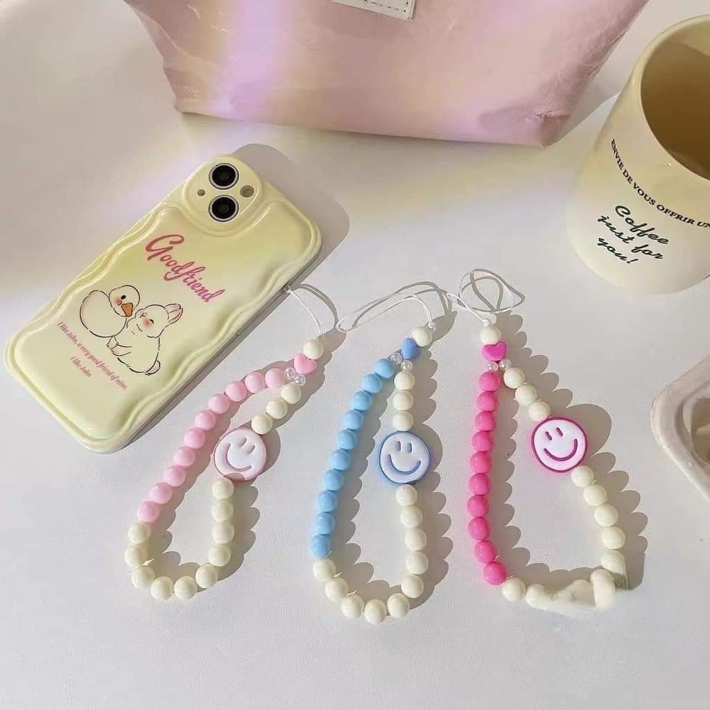 Dây móc điện thoại hình mặt cười