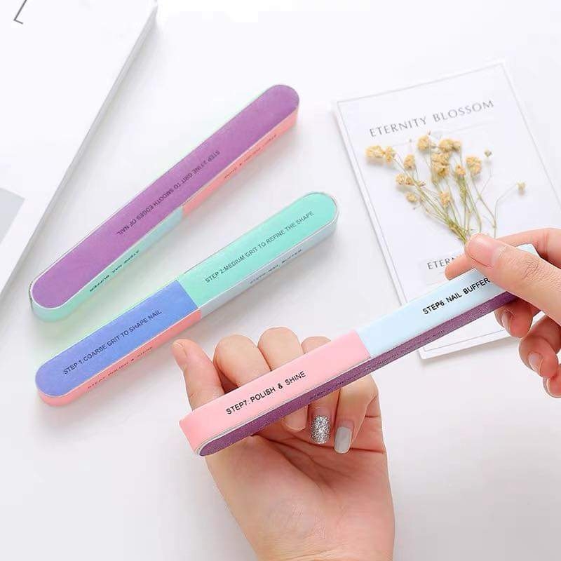Dũa, mài móng tay  size nhỏ (7 mặt)