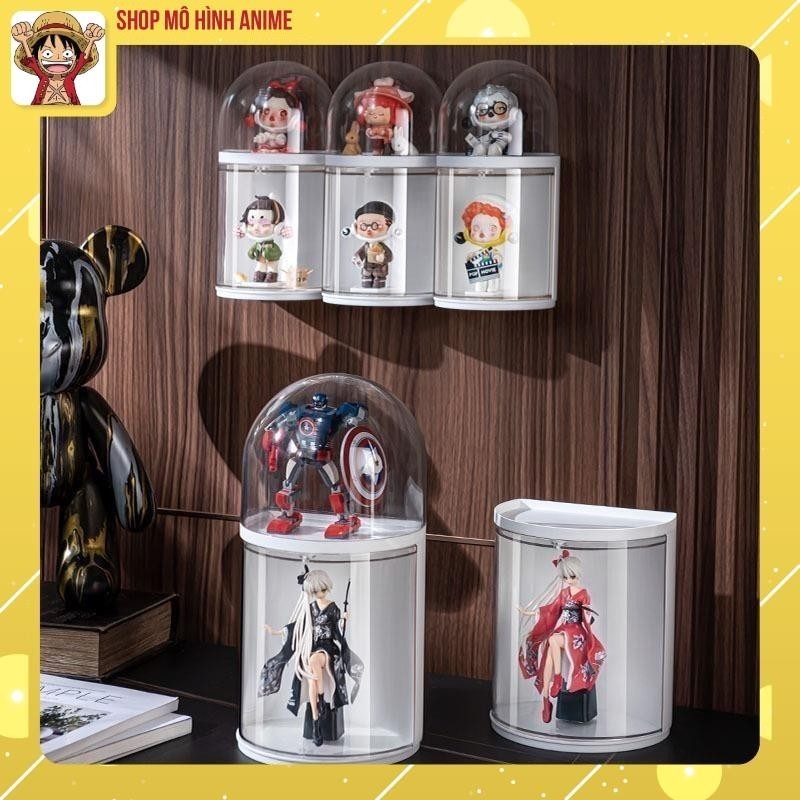 Hộp Trưng Bày Mô Hình Popmart, Lego Acrylic Trong Suốt Treo Tường, Chống Bám Bụi, Tủ Đa Năng Lưu Trữ Bảo Vệ Đồ Dùng