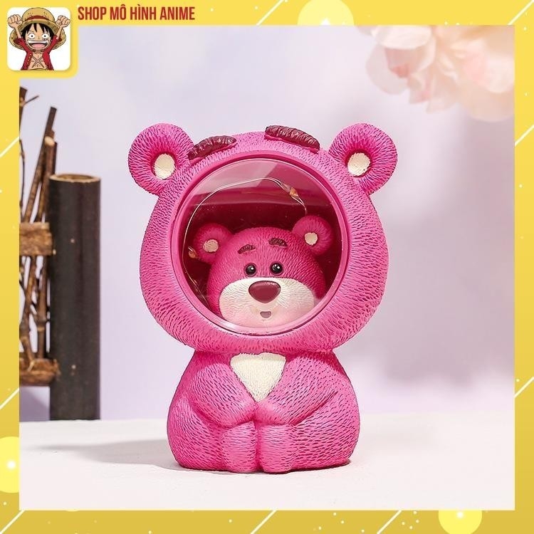 Combo Đèn Ngủ Và Cốc Gấu Dâu Lotso, Mẫu Gấu Hoạt Hình Disney Được Yêu Thích, Thích Hợp Làm Quà Tặng Sinh Nhật, Lưu Niệm