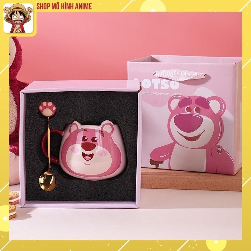 Combo Đèn Ngủ Và Cốc Gấu Dâu Lotso, Mẫu Gấu Hoạt Hình Disney Được Yêu Thích, Thích Hợp Làm Quà Tặng Sinh Nhật, Lưu Niệm