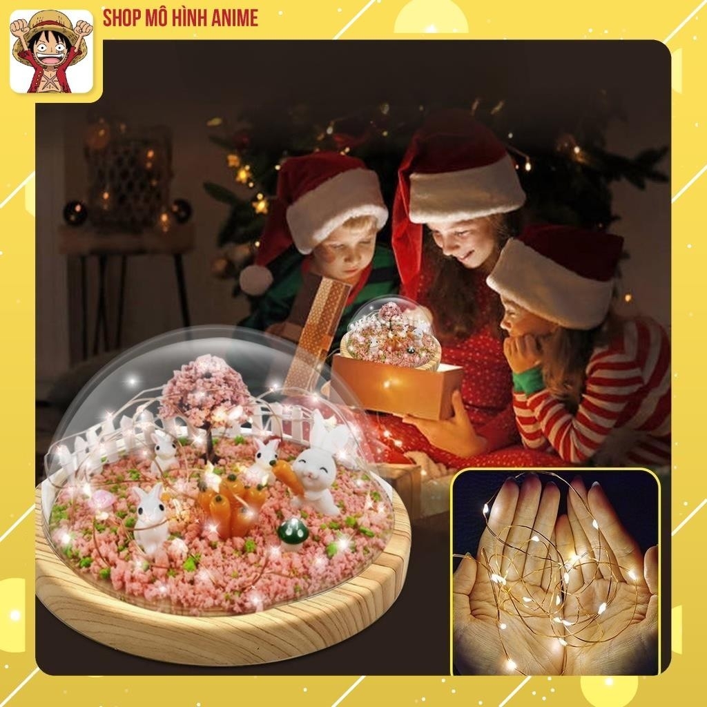 Đèn Ngủ Gia Đình Nhà Thỏ, Đồ Chơi Diy Thủ Công Sáng Tạo, Đèn Decor Trang Trí, Quà Tặng Sinh Nhật, Dịp Lễ Đặc Biệt