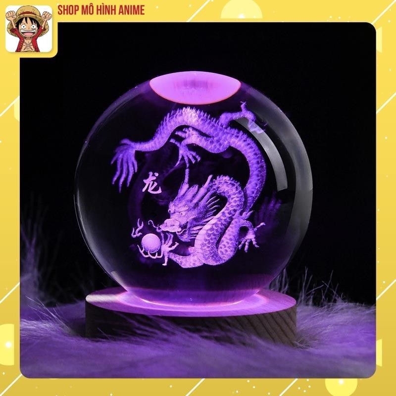 Quả Cầu Pha Lê 3D Phát Sáng, Hình 12 Con Giáp, Đèn Ngủ, Decor Trang Trí Ban Đêm, Quà Tặng Người Yêu, Sinh Nhật