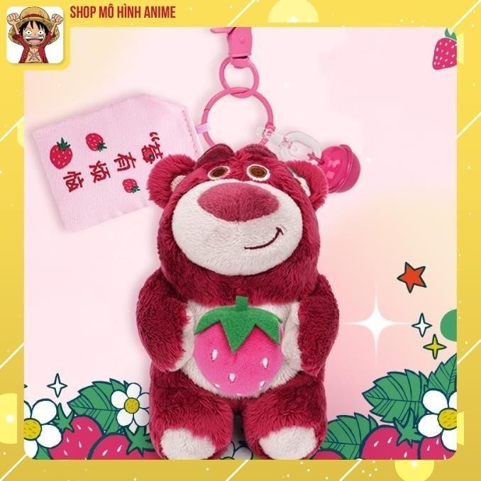 [Chính Hãng] Hộp Mù Blind Box Gấu Dâu Lotso, Mô Hình Móc Khóa Cao Cấp, Thơm Mùi Dâu, Bộ Sưu Tập Nhân Vật Disney