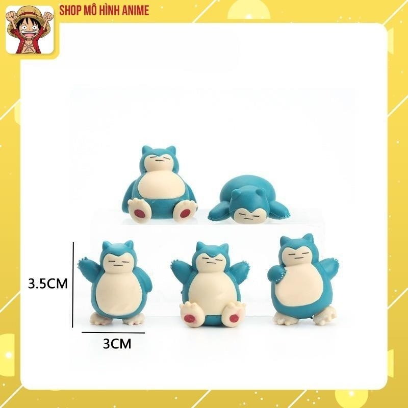 Mô Hình 5 Nhân Vật Kabigon Trong Pokemon Cao 4cm, Mô Hình Decor Trang Trí, Bộ Sưu Tập Nhân Vật