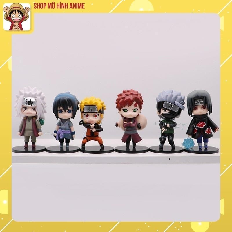 Mô Hình Naruto Cao Cấp, Bộ 6 Mô Hình Nhân Vật Yêu Thích Của Các Bé, Cao 11cm, Figure Naruto, Bộ Sưu Tập Nhân Vật