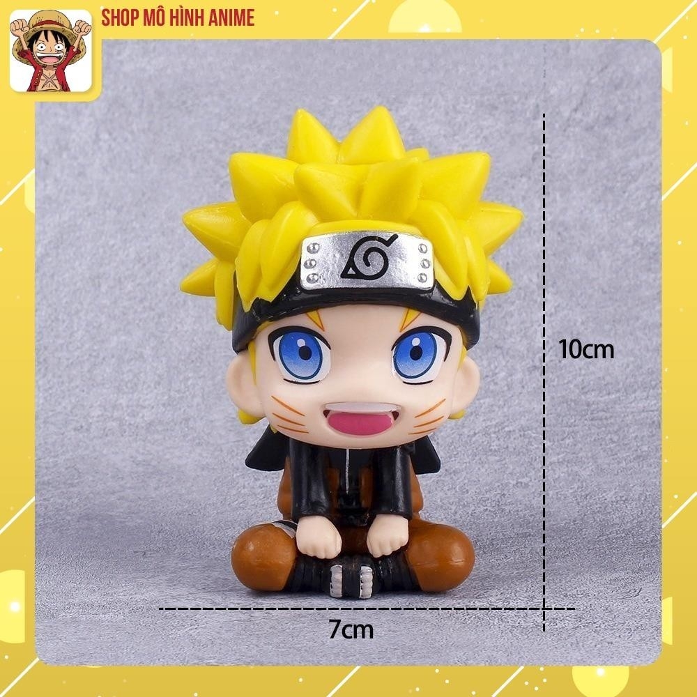 Mô Hình Naruto, Kakashi Ngồi Phiên Bản Lớn Cao 10cm, Màu Sơn Sắc Nét Cao Cấp, Full Box - Tượng Figure Anime