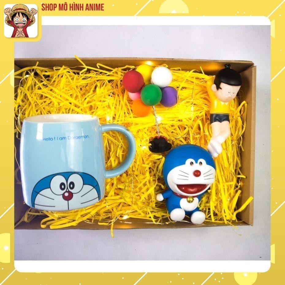 Quà Tặng Sinh Nhật, Cốc Gốm Sứ Hình Doraemon Và Các Nhân Vật Trong Truyện Tranh Doraemon, Món Quà Ý Nghĩa Dành Cho Bé