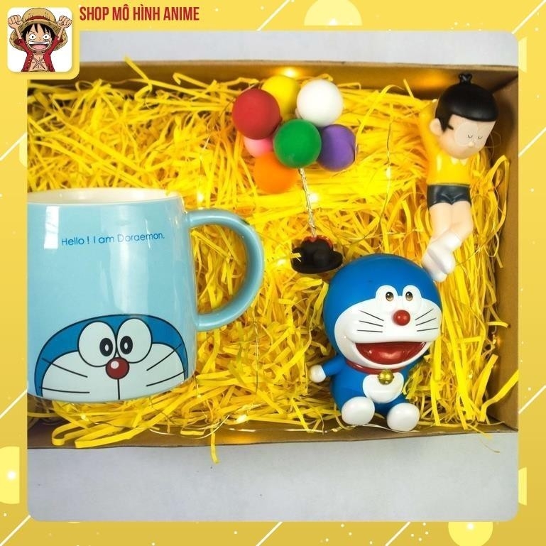 Quà Tặng Sinh Nhật, Cốc Gốm Sứ Hình Doraemon Và Các Nhân Vật Trong Truyện Tranh Doraemon, Món Quà Ý Nghĩa Dành Cho Bé